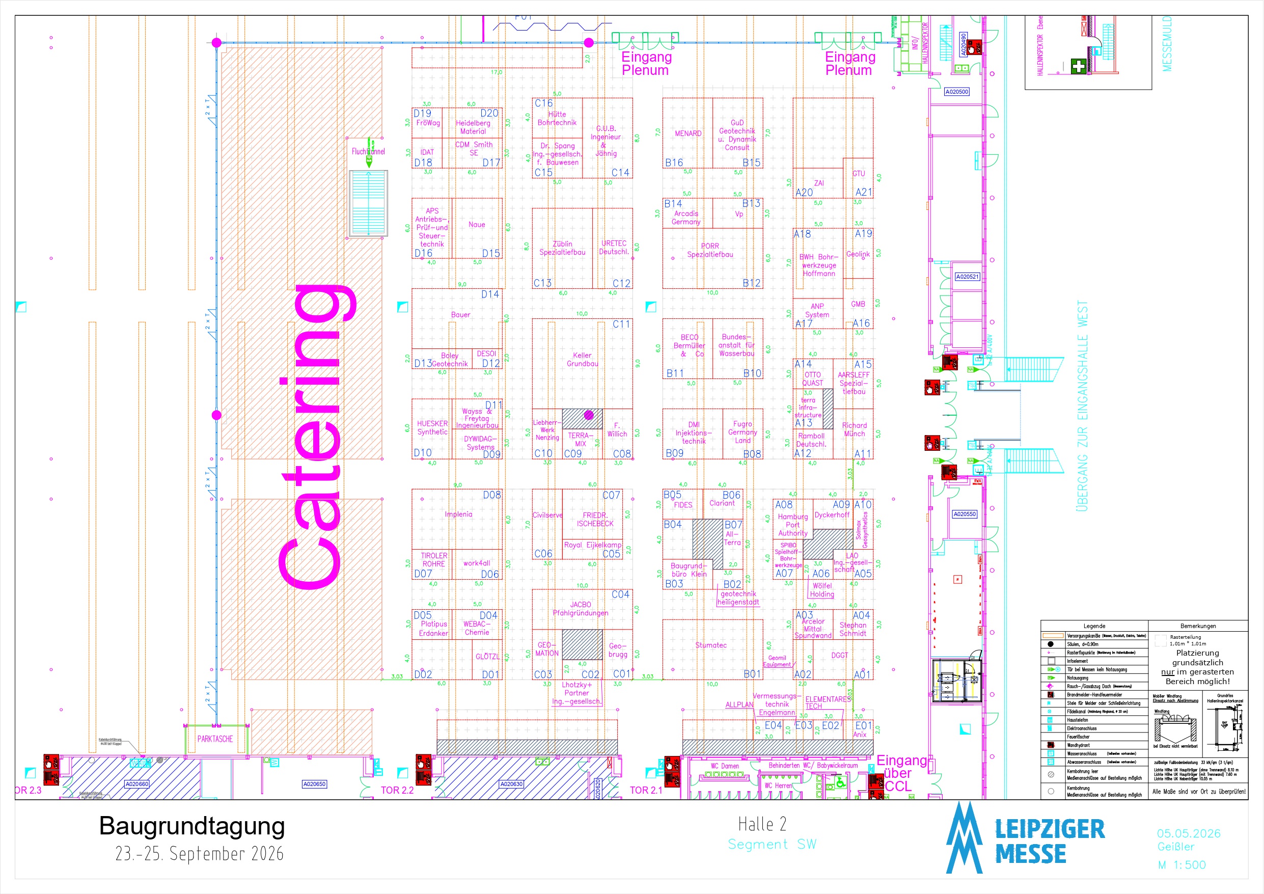 Hallenplan