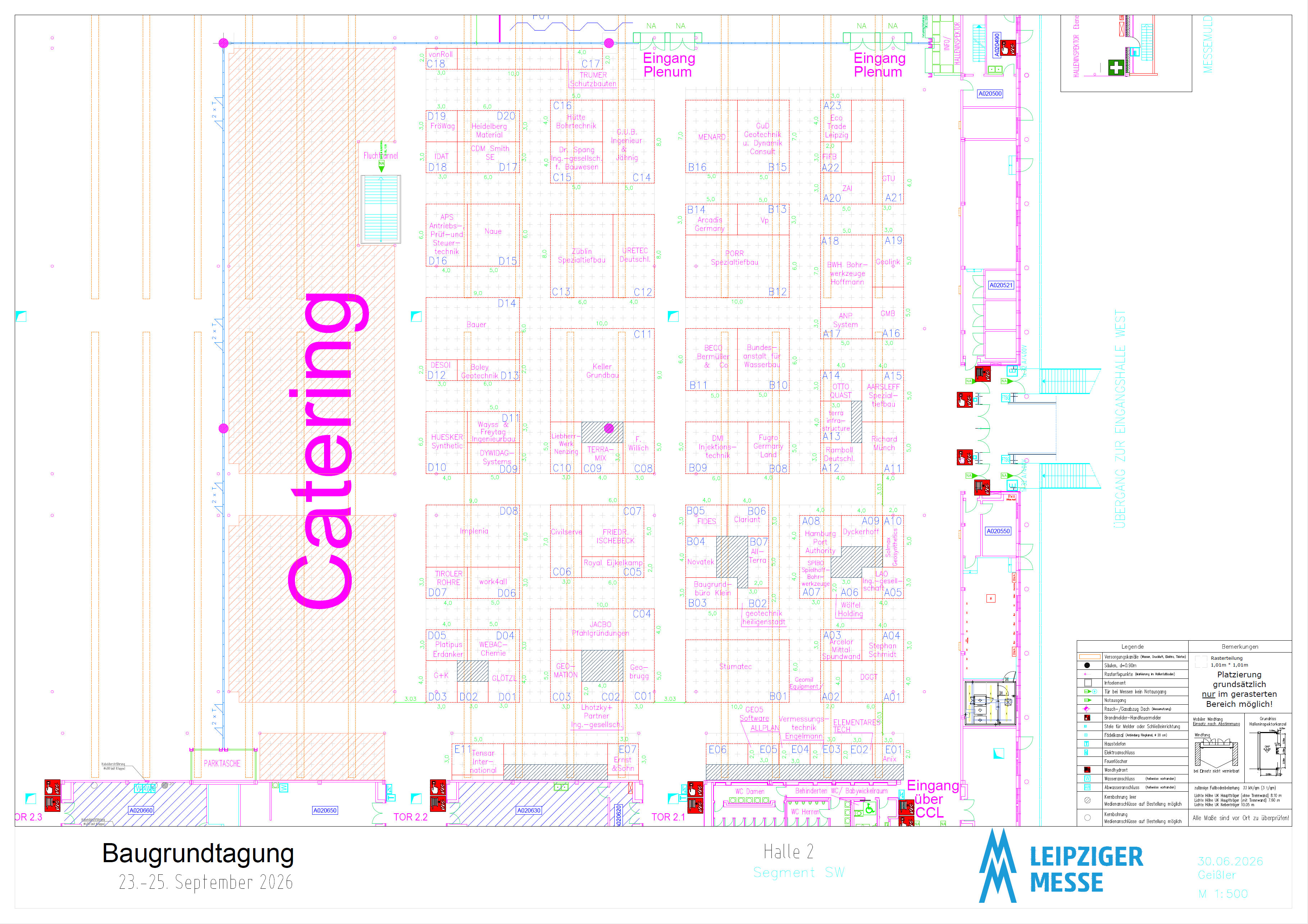Hallenplan